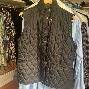 Black Barbour vest